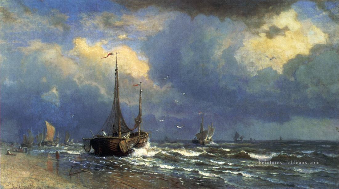 Côte hollandaise paysage luminisme William Stanley Haseltine Peintures à l'huile